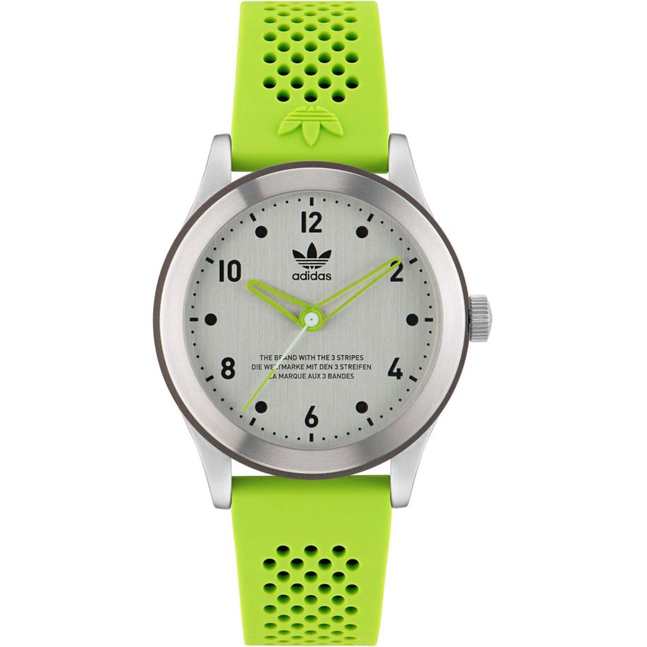 Adidas ADIDAS ORIGINALS Analoog horloge lichtgroen / zilver -