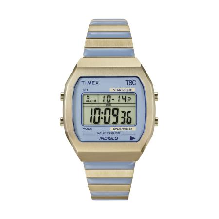 TIMEX Digitaal horloge blauw / goud