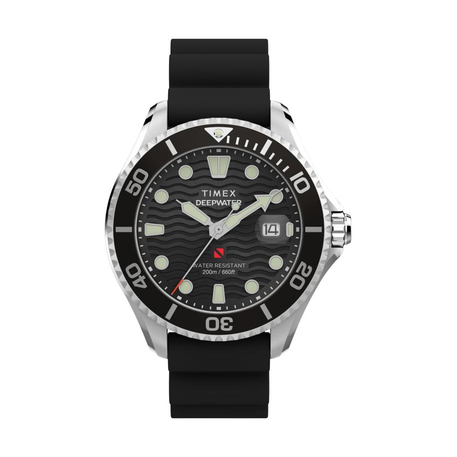 TIMEX Analoog horloge Meridian zwart / zilver Zwart