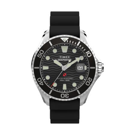 TIMEX Analoog horloge Meridian zwart / zilver
