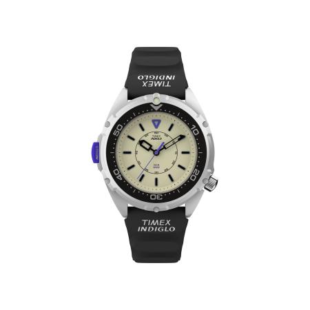 TIMEX Analoog horloge Timex x Dimepiece zilvergrijs / zwart