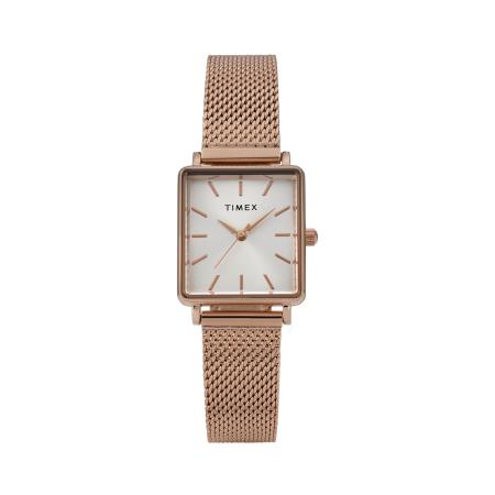 TIMEX Analoog horloge Transcend rose-goud / wit