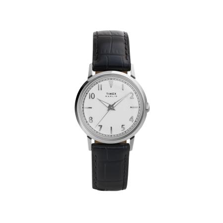 TIMEX Analoog horloge Marlin® zwart / zilver / wit