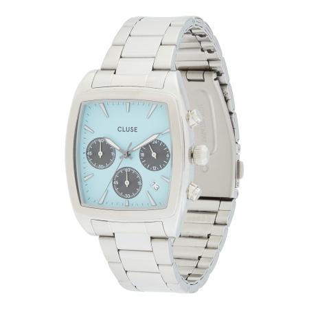 CLUSE Analoog horloge Quartaut blauw / zilver