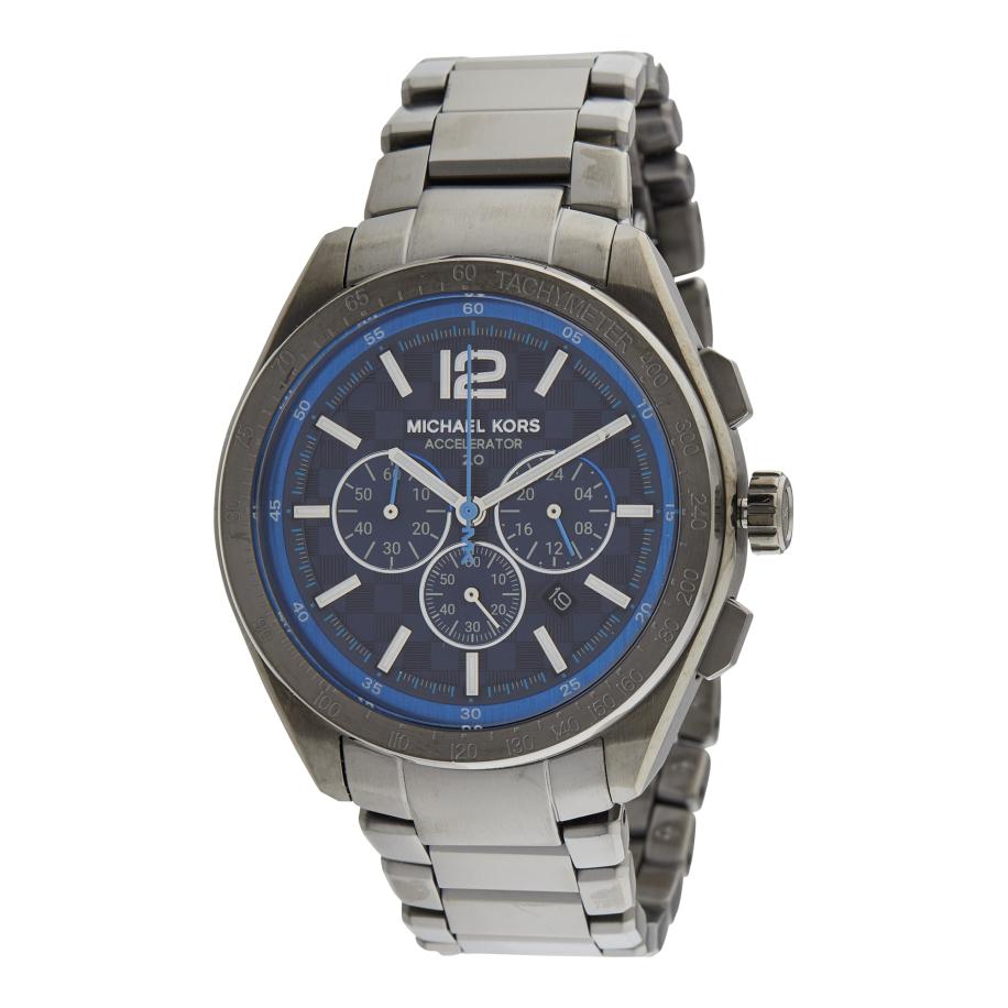 Michael Kors Michael Kors Analoog horloge ACCELERATOR blauw / donkergrijs / zwart -