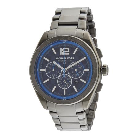 Michael Kors Michael Kors Analoog horloge ACCELERATOR blauw / donkergrijs / zwart