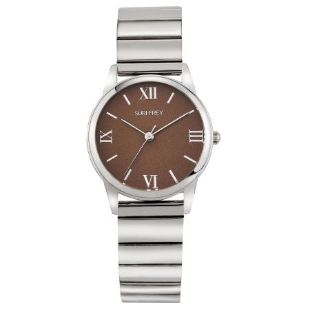 Suri Frey Analoog horloge Jessy bruin / zilver