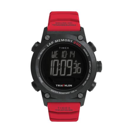 TIMEX Digitaal horloge rood / zwart