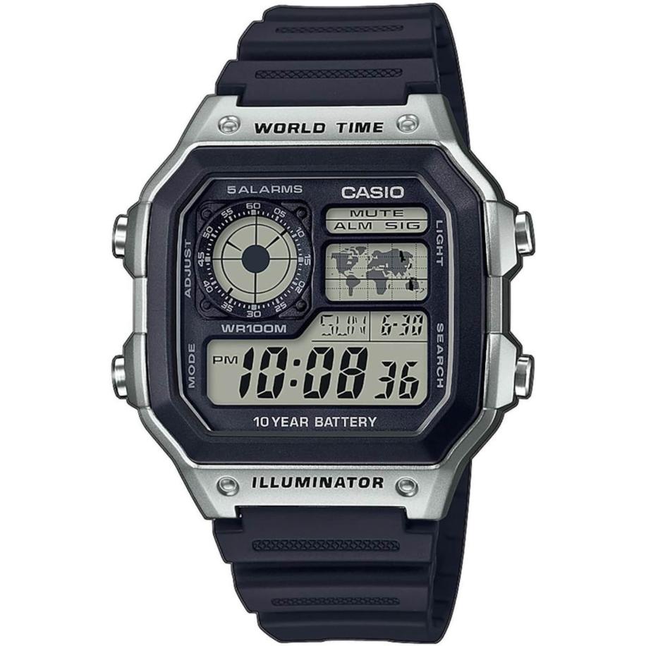 Casio CASIO Digitaal horloge AE-1200WH-1CVEF grijs / zwart -