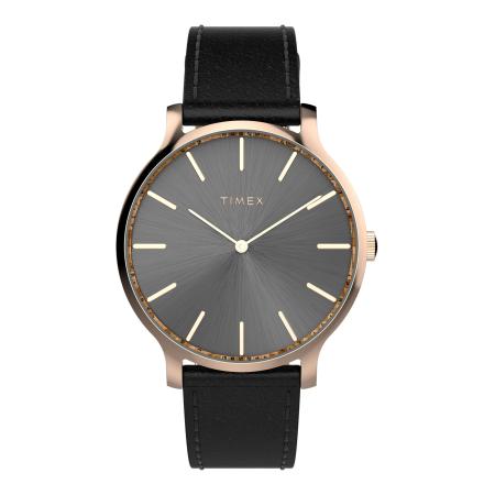 Timex TIMEX Analoog horloge Transcend rose-goud / zwart