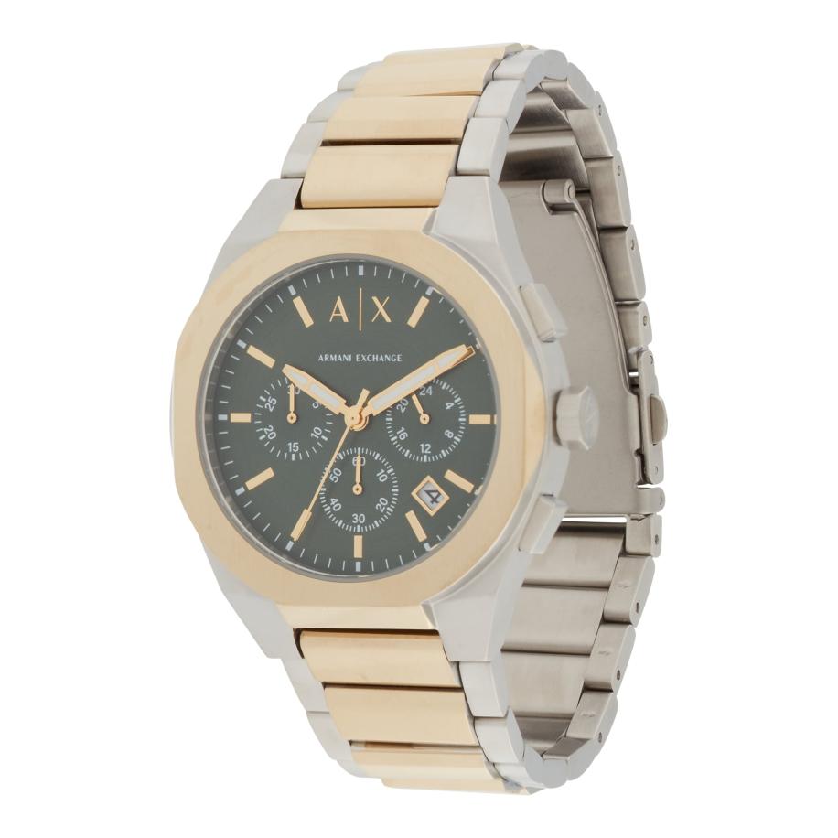 Armani ARMANI EXCHANGE Analoog horloge RAFAEL goud / donkergroen / zilver -
