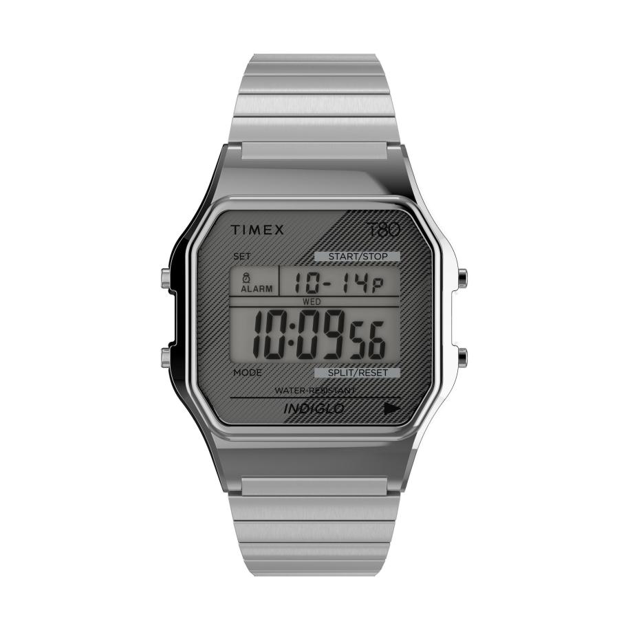 TIMEX Digitaal horloge T80 zilver Zilver