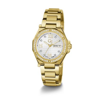 GC Gc Analoog horloge Legacy Lady goud