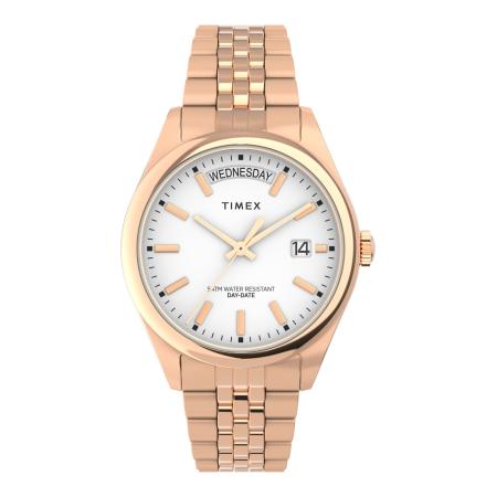 Timex TIMEX Analoog horloge Timex Legacy rose-goud / zwart / wit