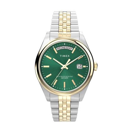 Timex TIMEX Analoog horloge Legacy goud / smaragd / zilver