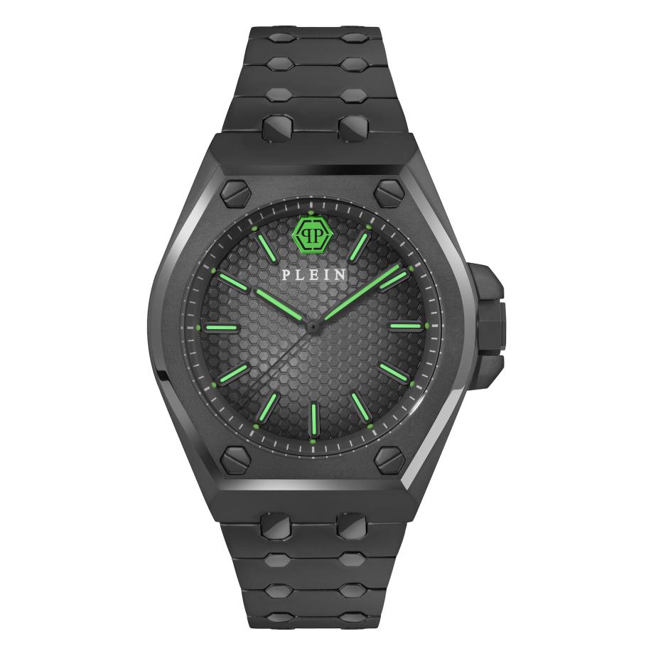 Philipp Plein Watches Analoog horloge Plein Extreme Gent groen / zwart Zwart