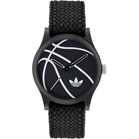 Adidas ADIDAS ORIGINALS Analoog horloge zwart / wit