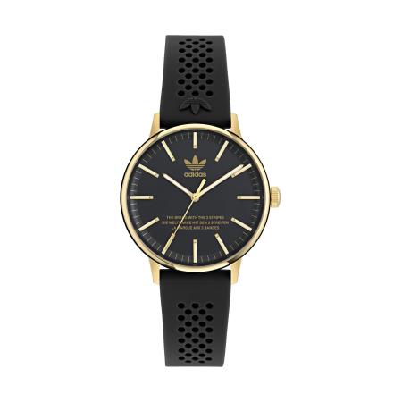 Adidas ADIDAS ORIGINALS Analoog horloge Code one goud / zwart