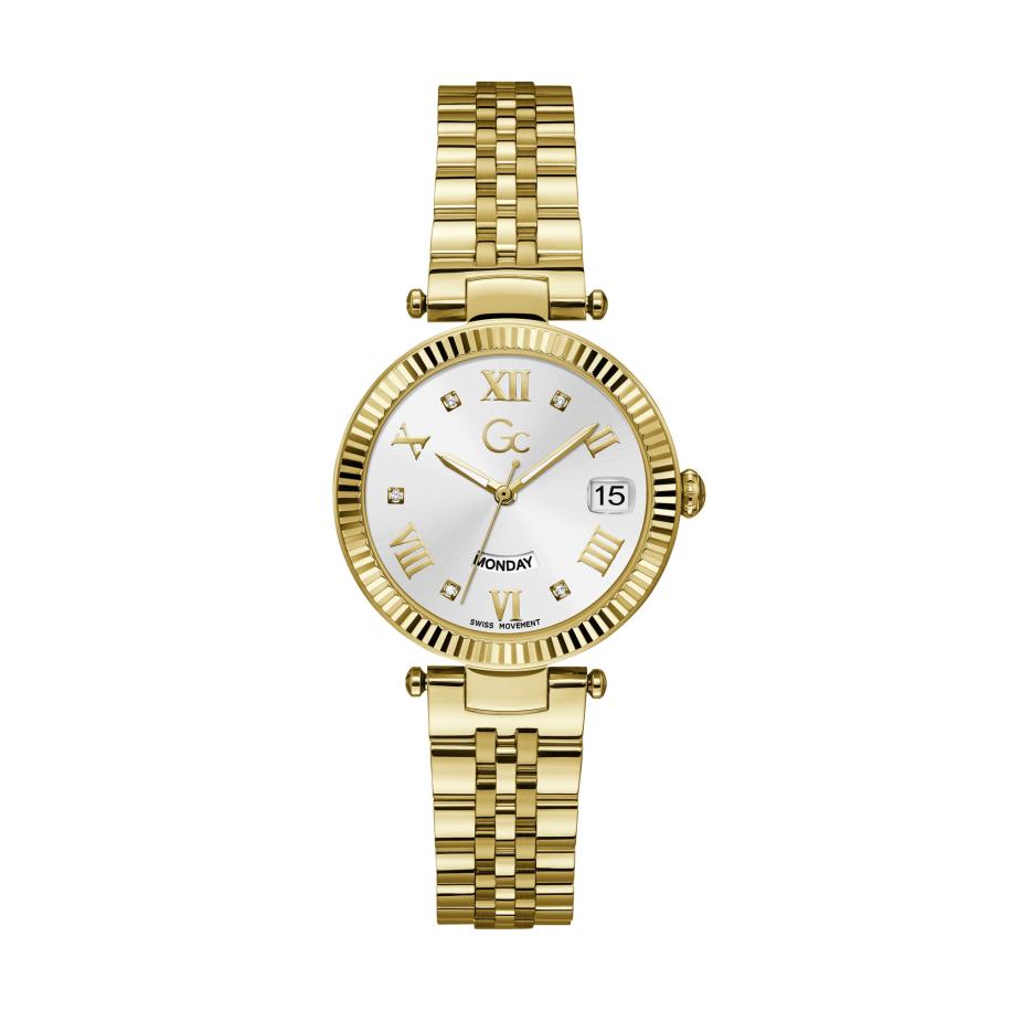 Gc Analoog horloge Flair goud / wit Goud