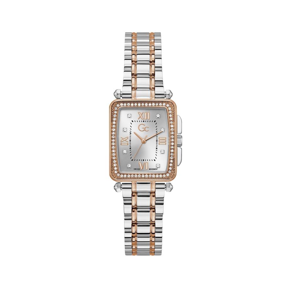 Gc Analoog horloge Plaza rose-goud / zilver Zilver
