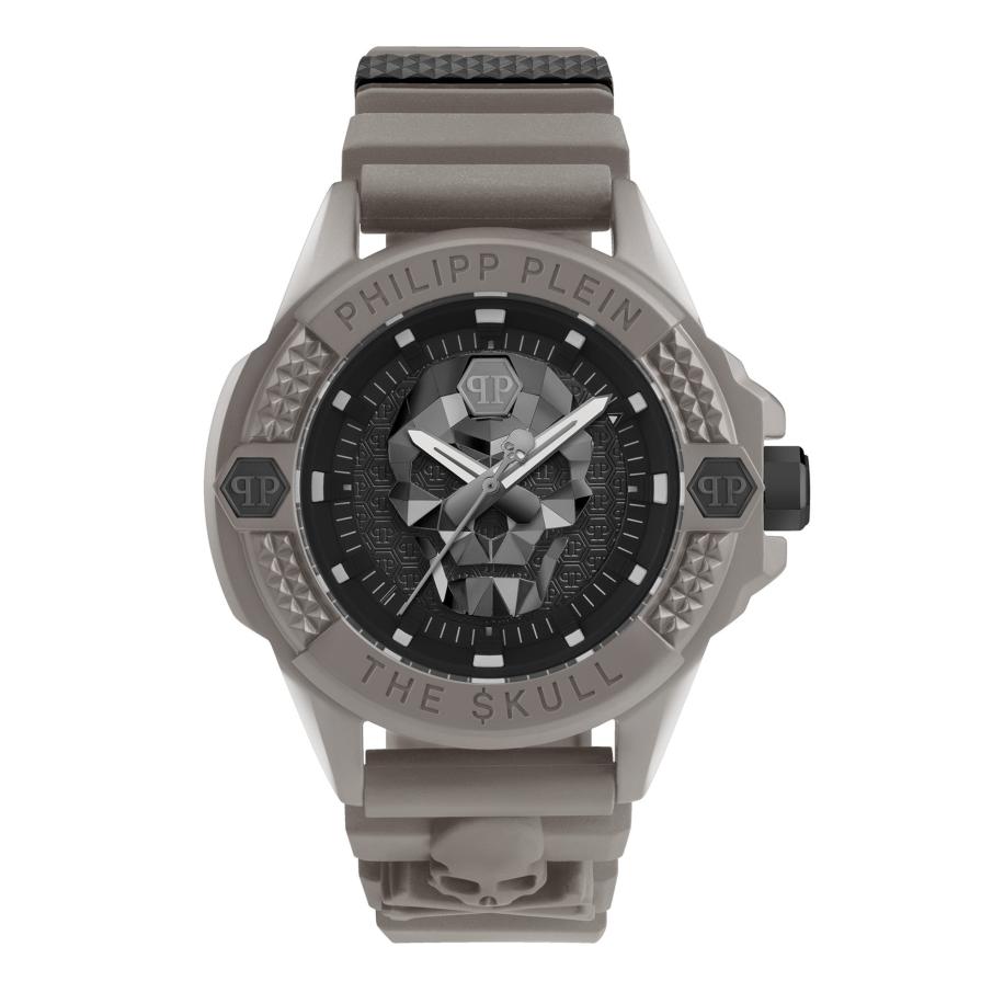 Philipp Plein Analoog horloge $kull grijs / zwart Grijs