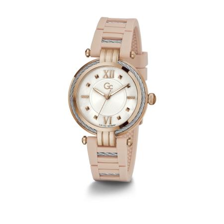 GC Gc Analoog horloge CableBijou goud / rosa