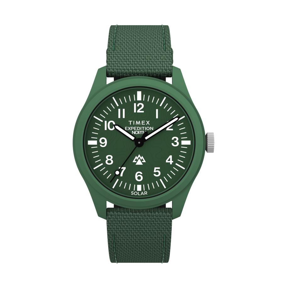 TIMEX Analoog horloge Expedition North® Solar groen / wit Groen