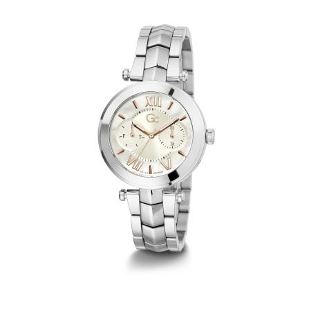 GC Gc Analoog horloge Illusion goud / zwart / zilver / parelwit