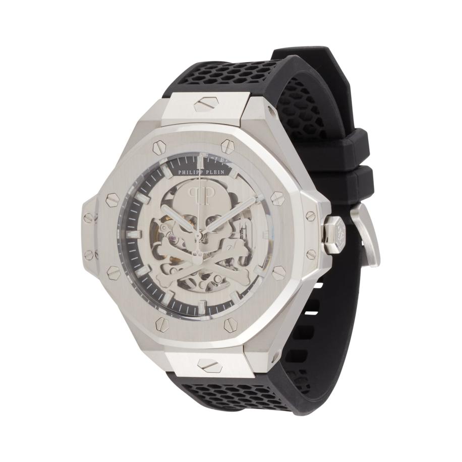 Philipp Plein Analoog horloge zwart / zilver Zilver