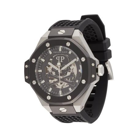 Philipp Plein Analoog horloge $keleton Royal zwart / zilver