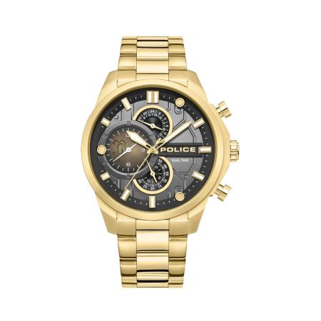 Police POLICE Analoog horloge Reactor goud / zwart