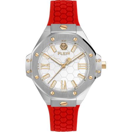 Philipp Plein Philipp Plein Watches Analoog horloge rood / zilver