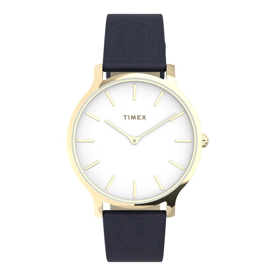 TIMEX Analoog horloge Transcend City blauw / goud / wit Blauw