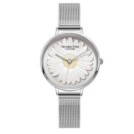 Victoria Hyde Victoria Hyde Analoog horloge geel / zilver / parelwit
