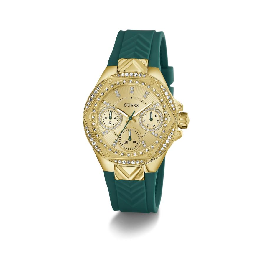 GUESS Analoog horloge ENVY goud / groen Groen