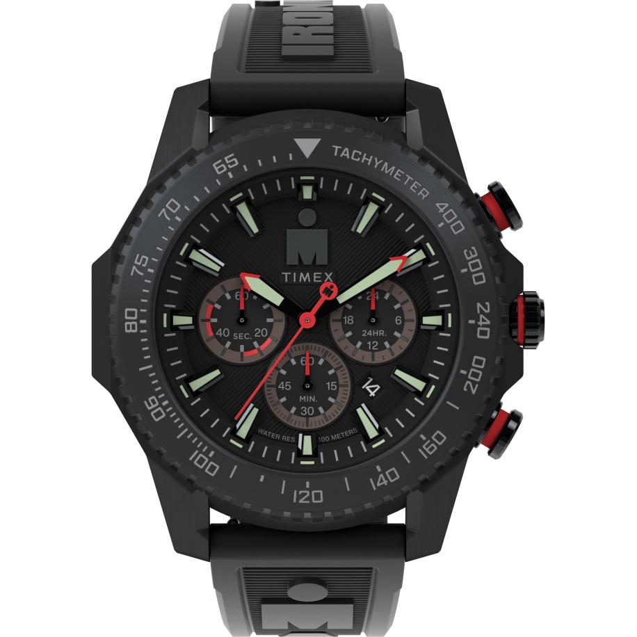 TIMEX Analoog horloge IRONMAN FINISHER ADRENALINE zwart Zwart