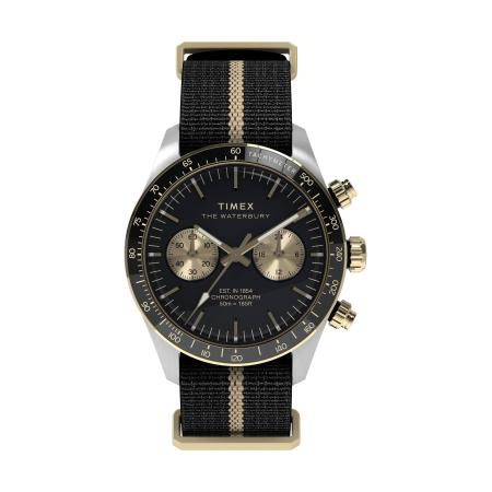 TIMEX Analoog horloge Waterbury Heritage zwart