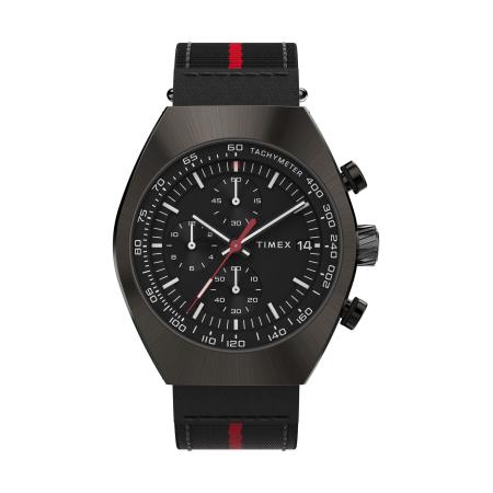 TIMEX Analoog horloge Legacy Tonneau rood / zwart