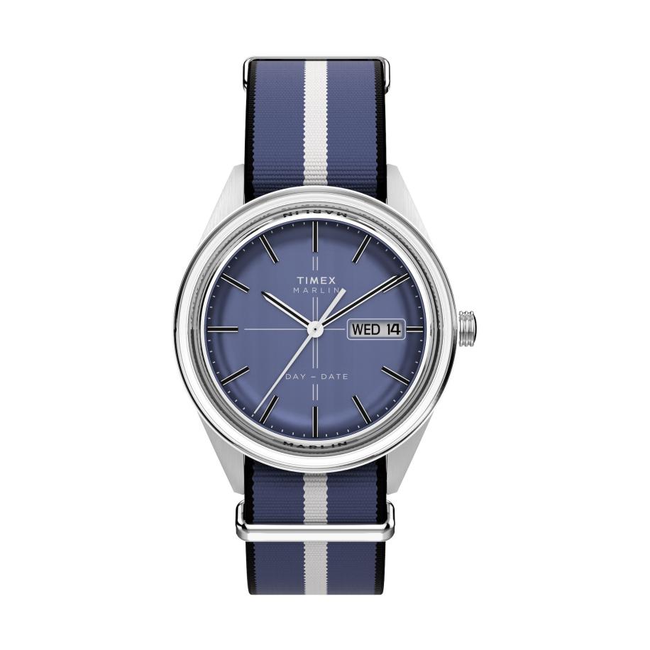 TIMEX Analoog horloge Marlin Jet blauw / zilver Multicolor