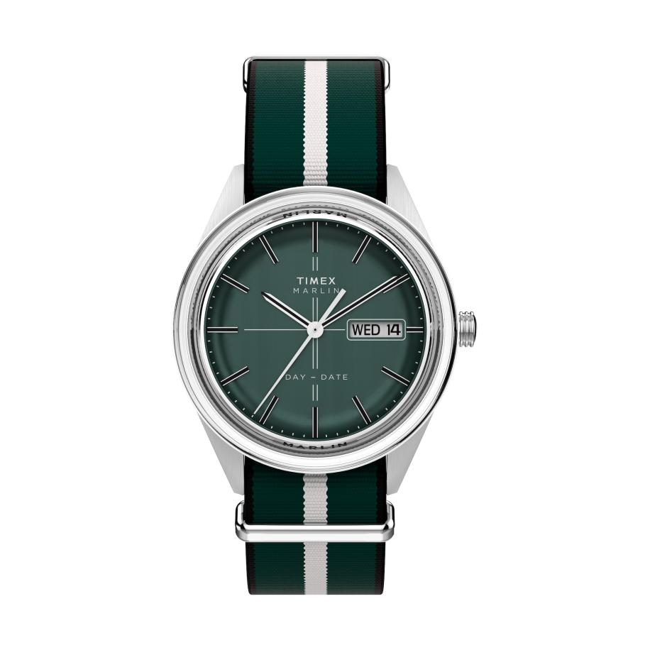 TIMEX Analoog horloge Marlin Jet groen / zilver / wit Groen