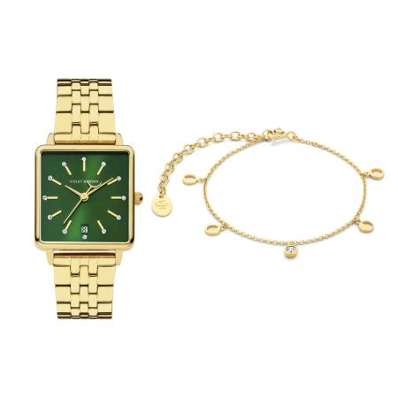 Violet Hamden Violet Hamden Analoog horloge goud / groen