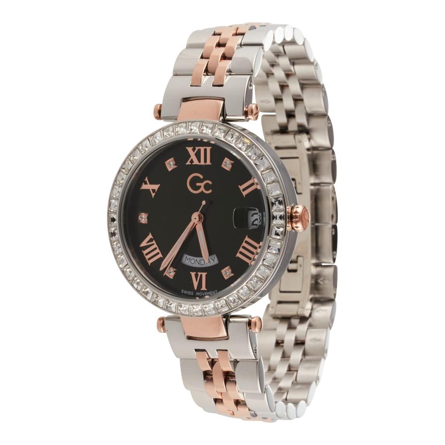 GC Gc Analoog horloge Flair Crystal rose-goud / olijfgroen / zilver -