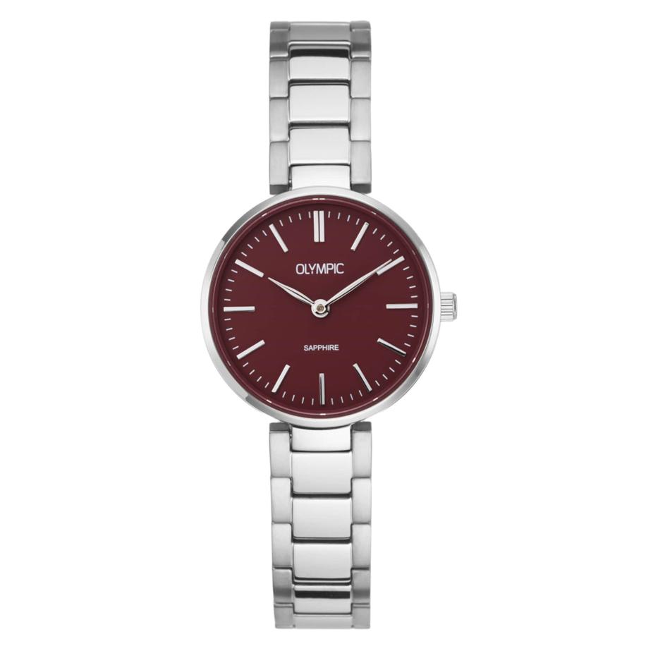 Olympic Analoog horloge zwart / zilver Zilver