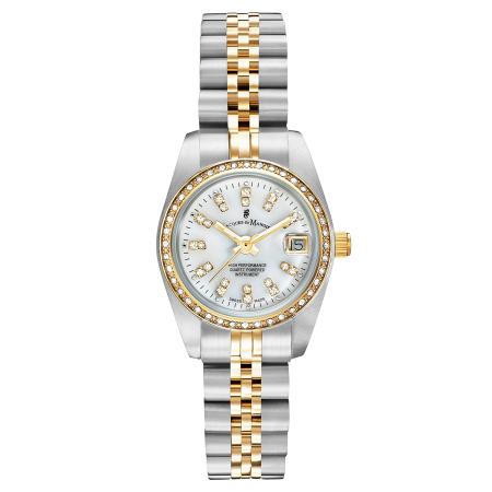 Jacques du Manoir Analoog horloge gemengde kleuren / zilver