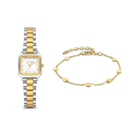 Violet Hamden Violet Hamden Analoog horloge goud / wit