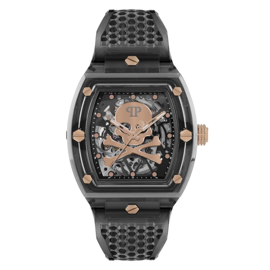 Philipp Plein Watches Analoog horloge rose-goud / zwart Zwart