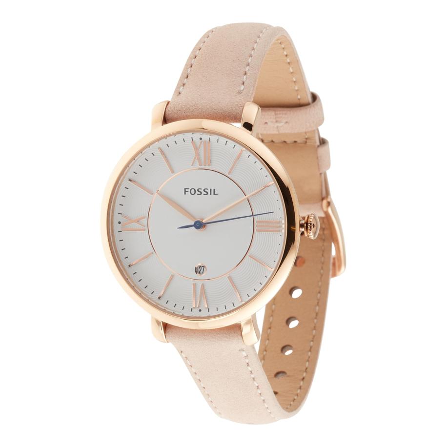 FOSSIL Analoog horloge ES3988 blauw / rose-goud / rosa / wit Roze