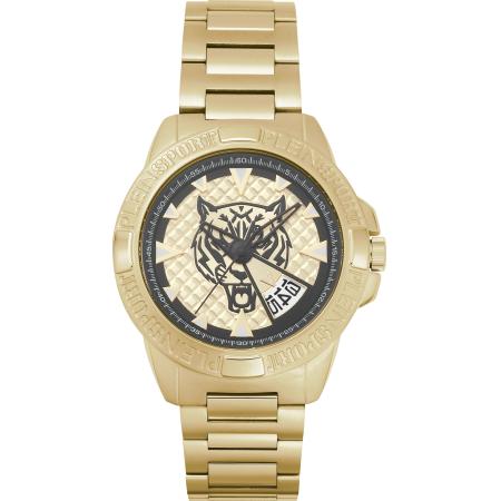 Plein Sport Plein Sport Analoog horloge Touchdown goud