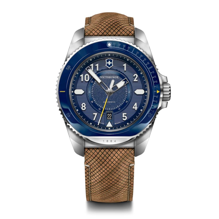 Victorinox VICTORINOX Analoog horloge blauw / bruin / zilver -
