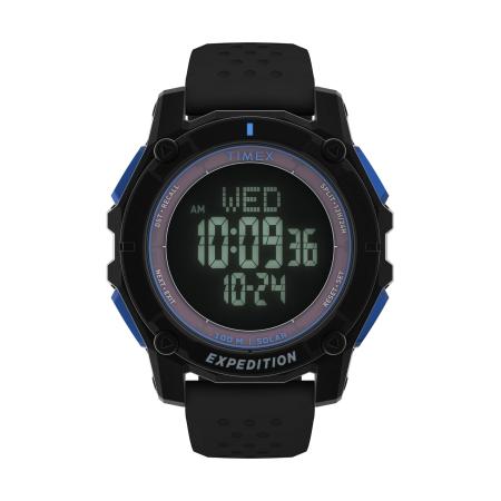 Timex TIMEX Digitaal horloge Expedition Ridge Solar blauw / sering / zwart